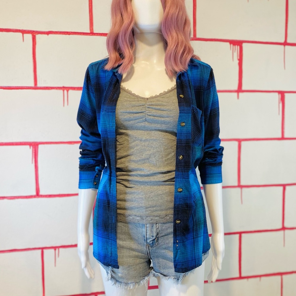 Vintage Boyfriend American Eagle Plaid Shirt
